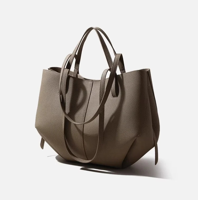 Cowhide Tote Leather Premium Light Luxury Cross Body Tote