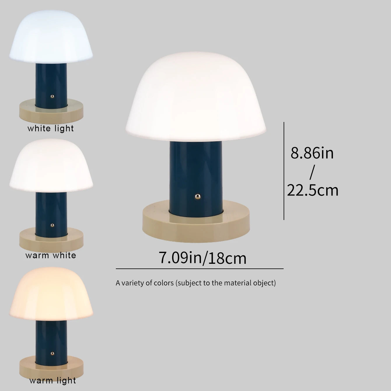 Danish Bud Table Lamp Designer Nordic Retro Table Lamp Rechargeable Touch