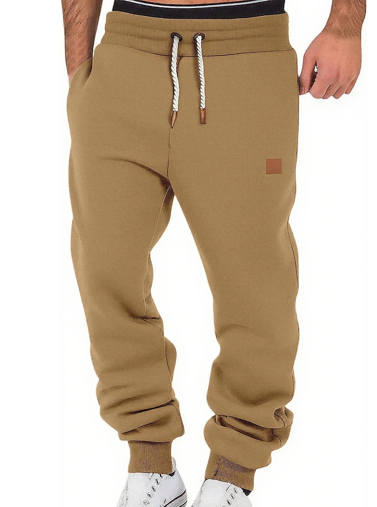 Loose corset pile pants
