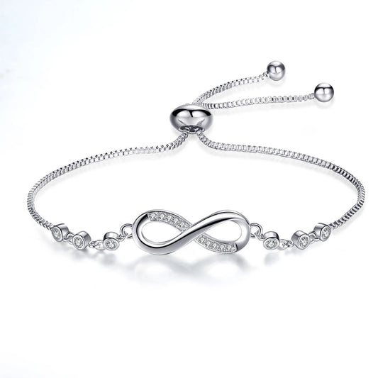 Women's Bracelet Copper Micro Inlaid Zircon Adjustable Bracelet