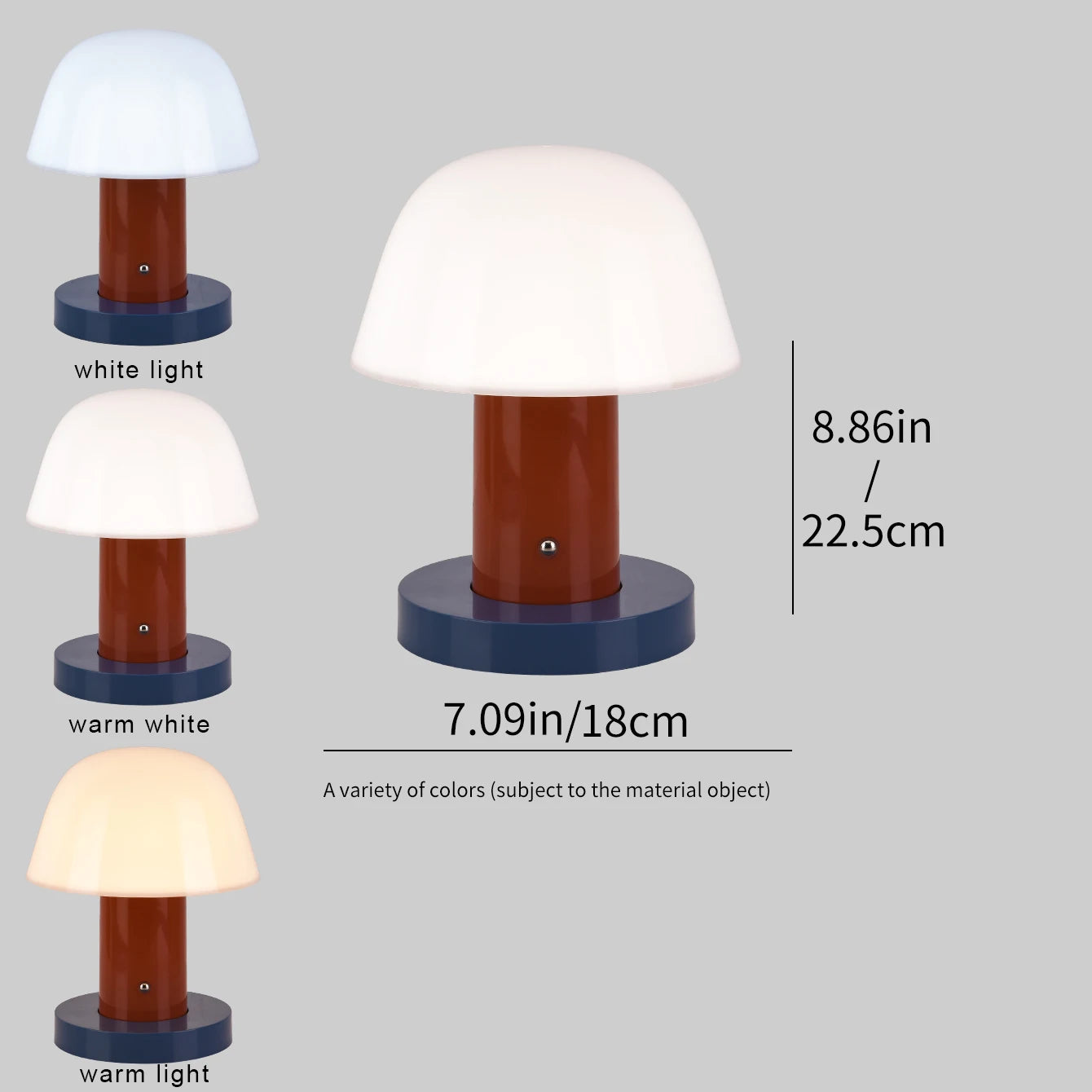 Danish Bud Table Lamp Designer Nordic Retro Table Lamp Rechargeable Touch