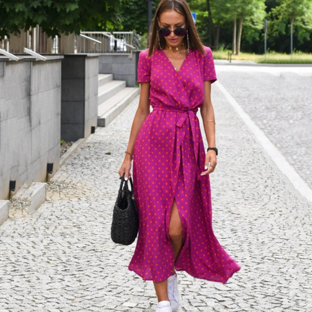 Summer women's bright dress