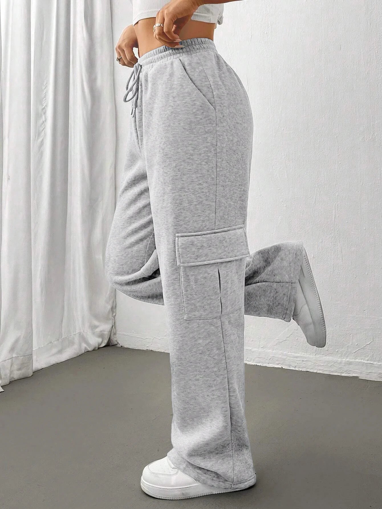 Multi-pocket overalls and casual pants