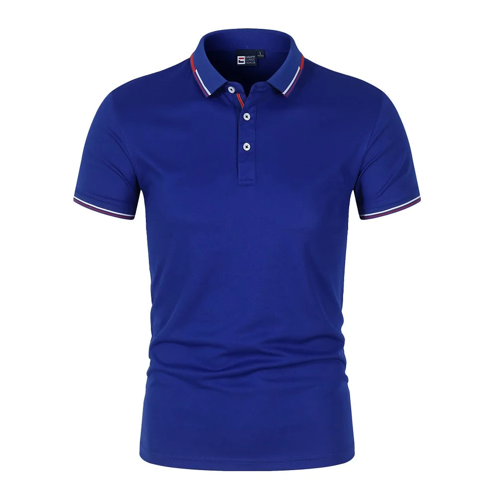 Solid color men's Polo shirt
