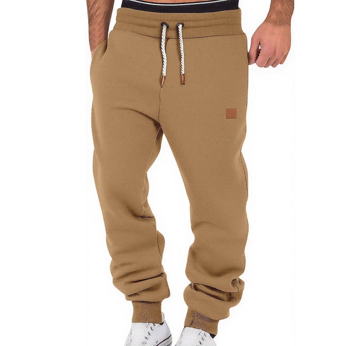 Loose corset pile pants