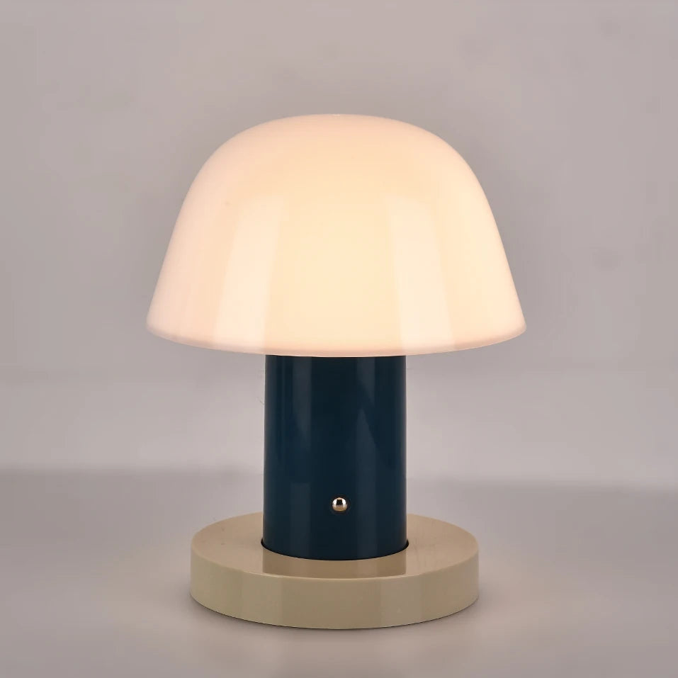 Danish Bud Table Lamp Designer Nordic Retro Table Lamp Rechargeable Touch