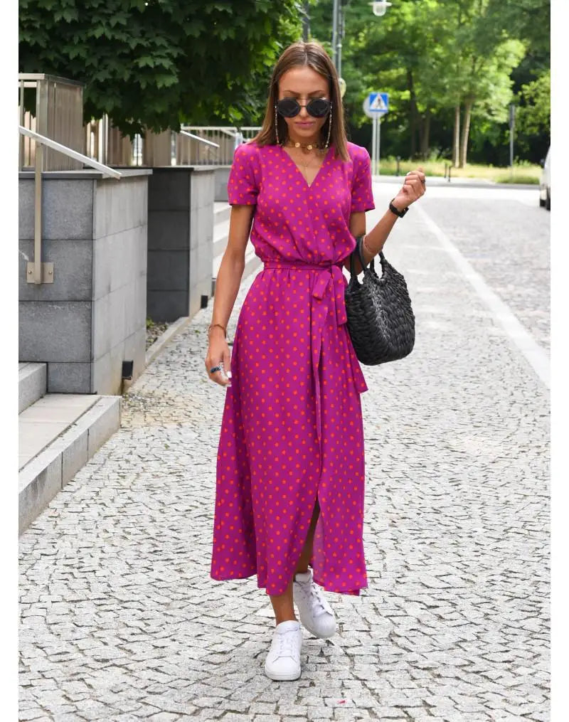 Summer women's bright dress