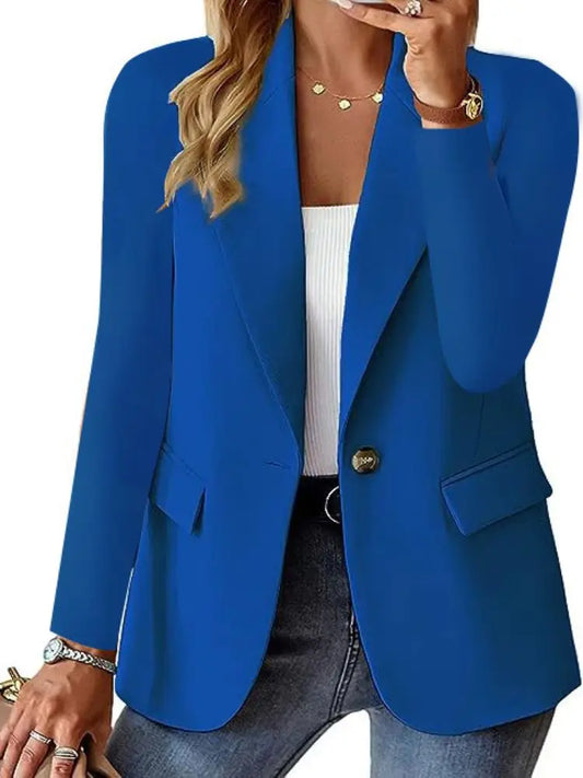 Solid Cardigan Small Suit Jacket