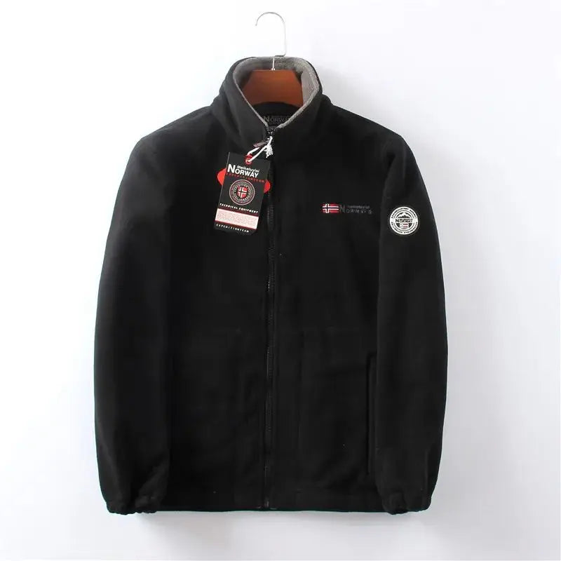 Fleece thickened double-sided polar fleece jacket