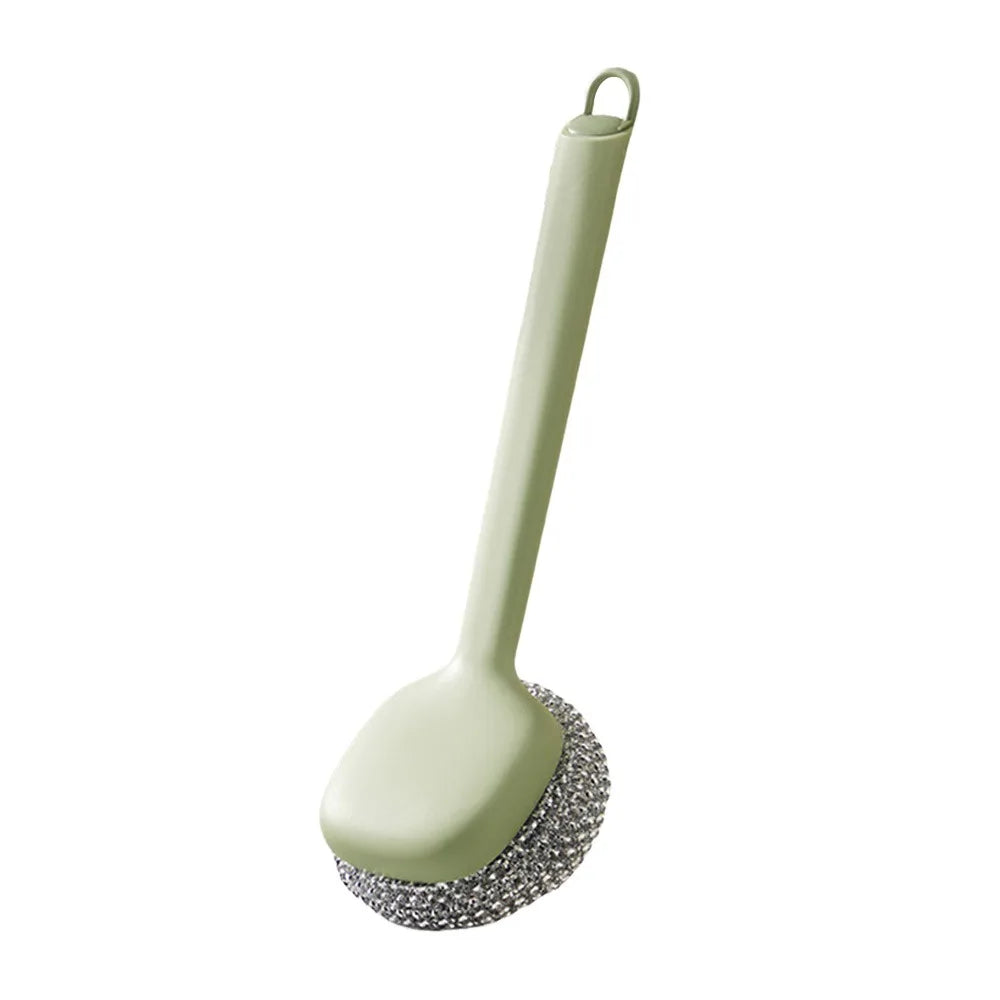 Long-handle cleaning pot brush special pot washing brush artifact for kitchen
