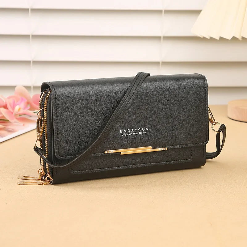 Women's mid-length clutch and coin purse