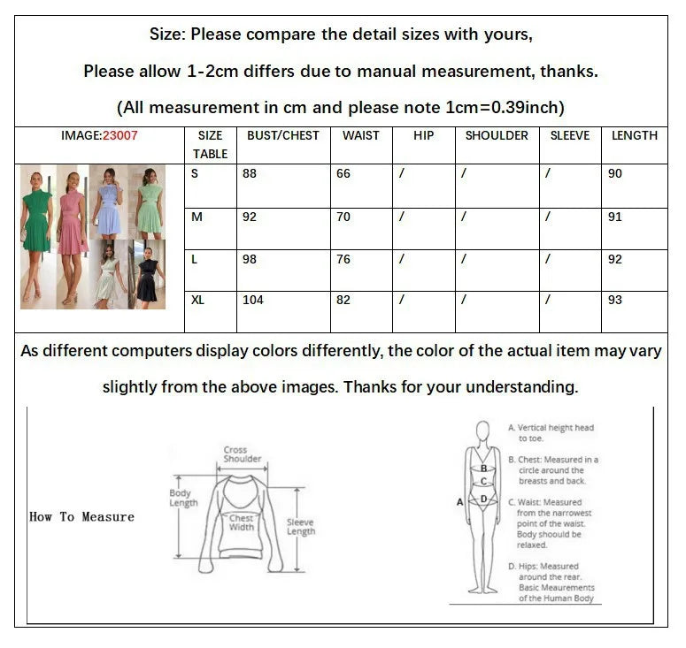 0 Short dress with closed waist, standing collar and exposed waist