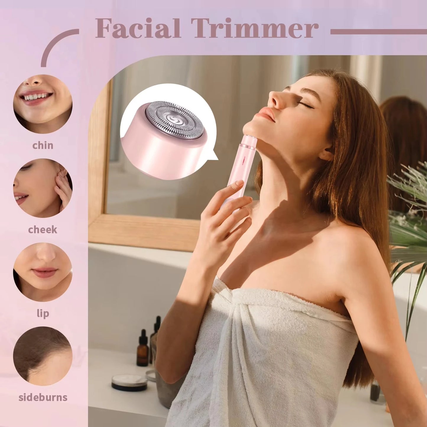Dry and wet dual-purpose electric shaving and depilating instrument