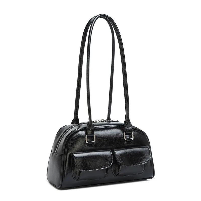 Elegant Women's Retro Shoulder Bag-PU