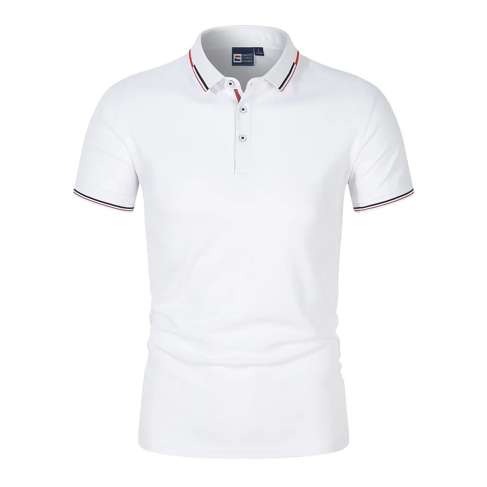 Solid color men's Polo shirt