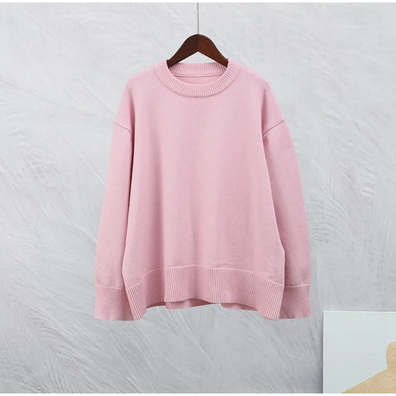 Pink Sweet Crew Neck Pullover