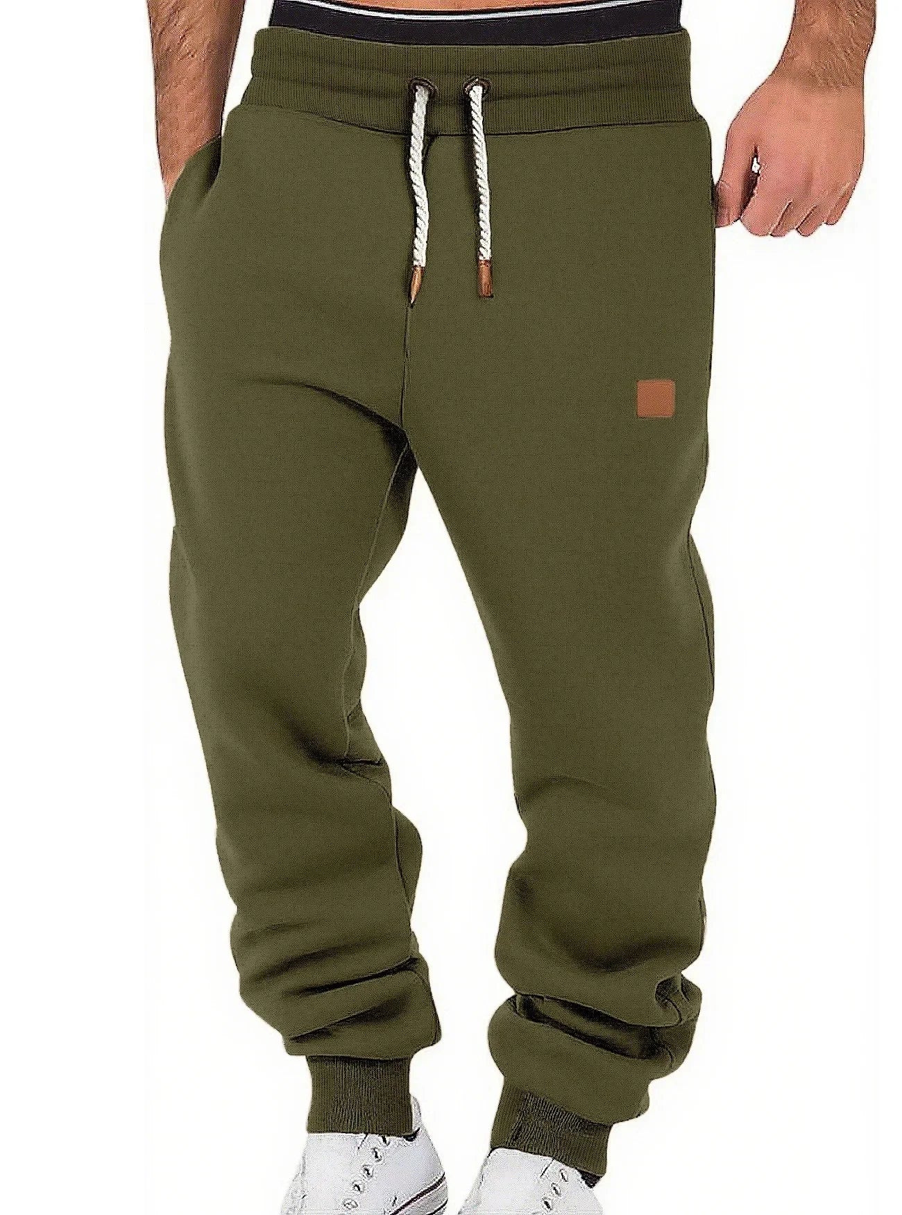 Loose corset pile pants