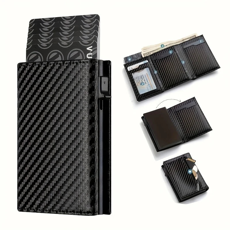 Marius | Portafoglio Bi-Fold RFID Sicuro con Tasca per Monete