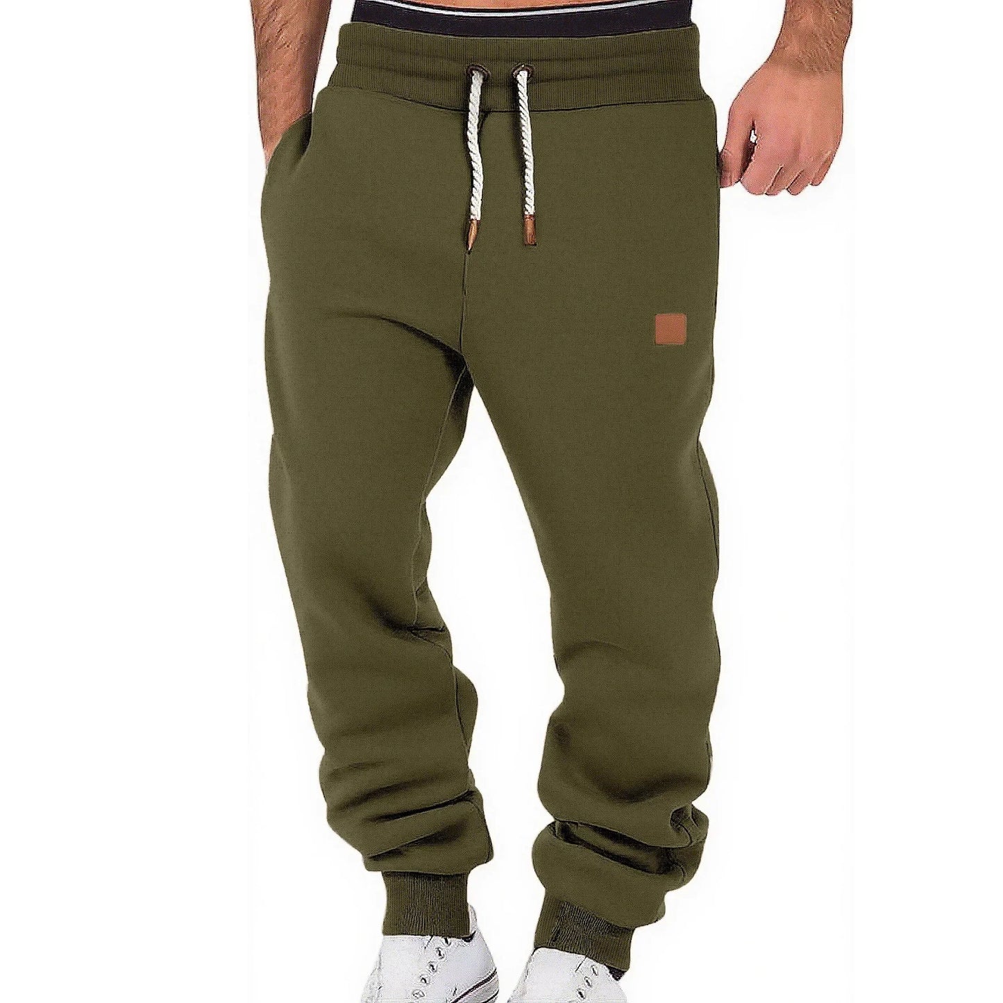 Loose corset pile pants