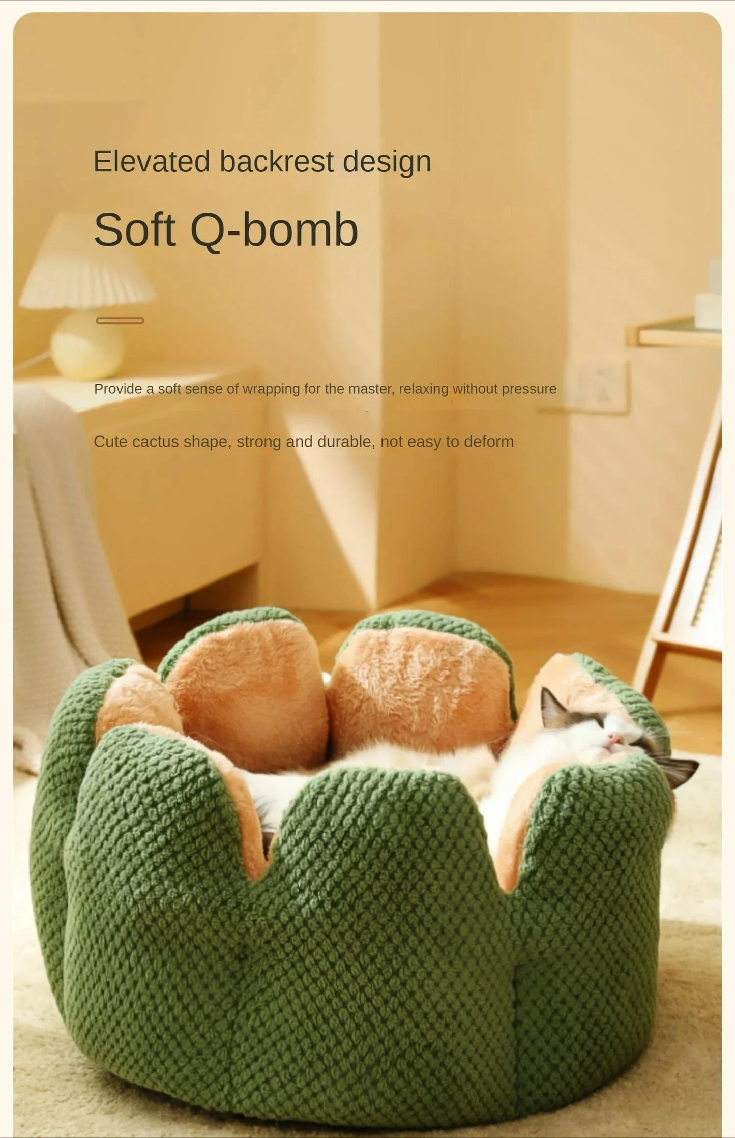 Cactus Thron Pet Bed - Stimuliert den Schlafkomfort