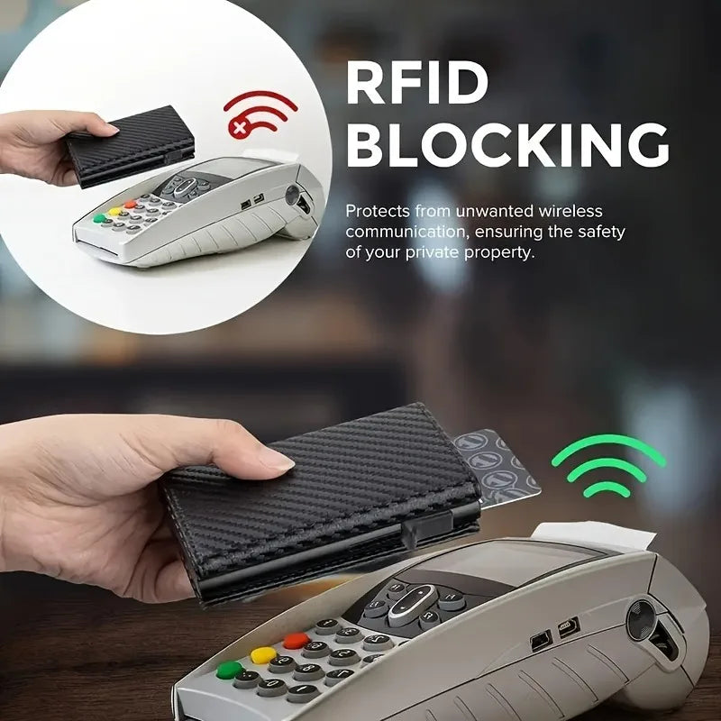 Marius | Portafoglio Bi-Fold RFID Sicuro con Tasca per Monete