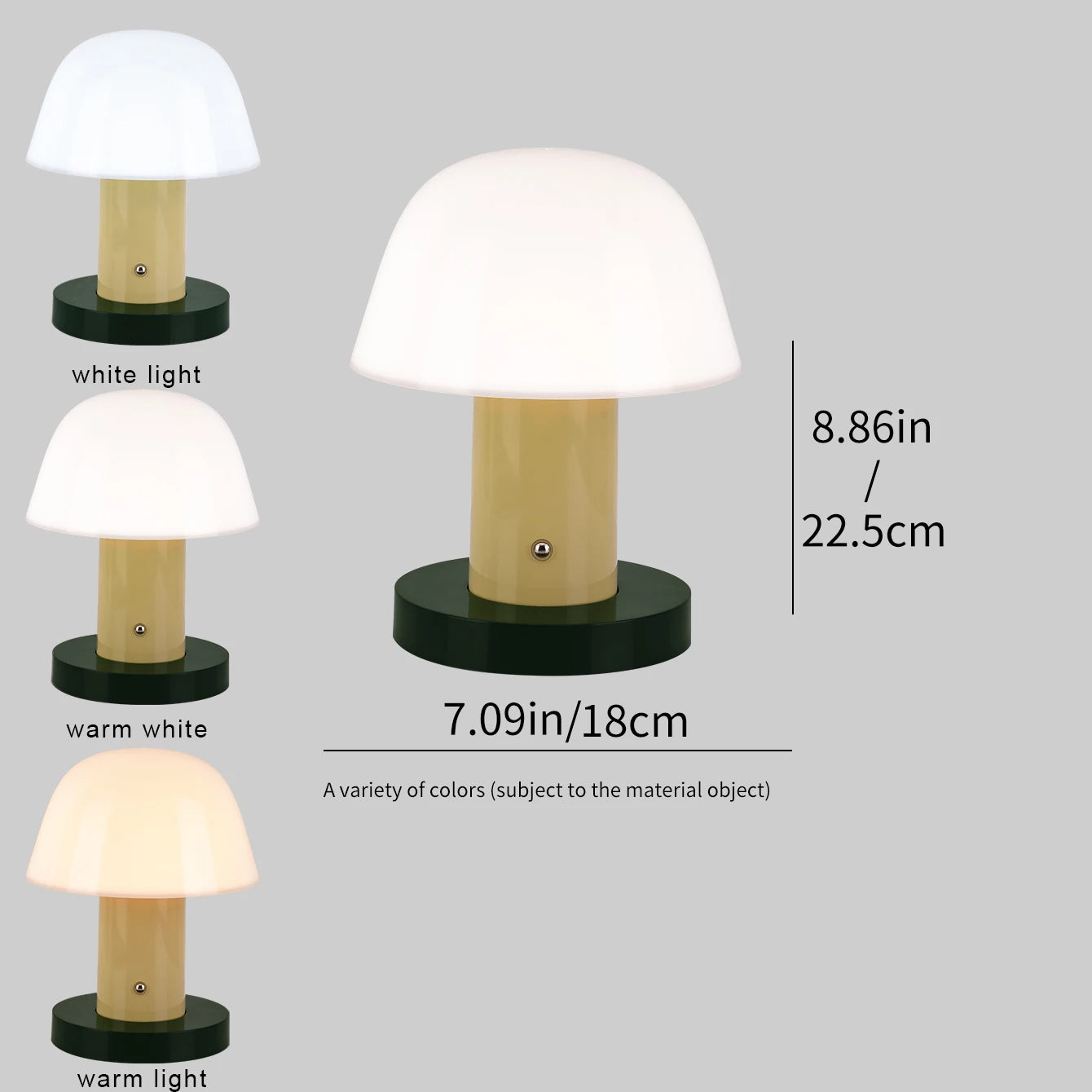 Danish Bud Table Lamp Designer Nordic Retro Table Lamp Rechargeable Touch