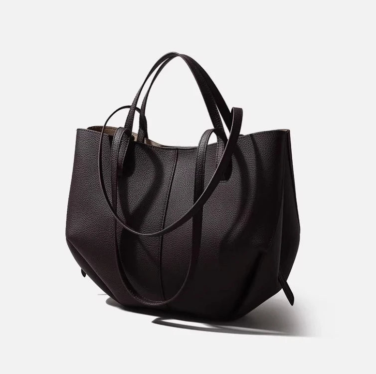 Cowhide Tote Leather Premium Light Luxury Cross Body Tote
