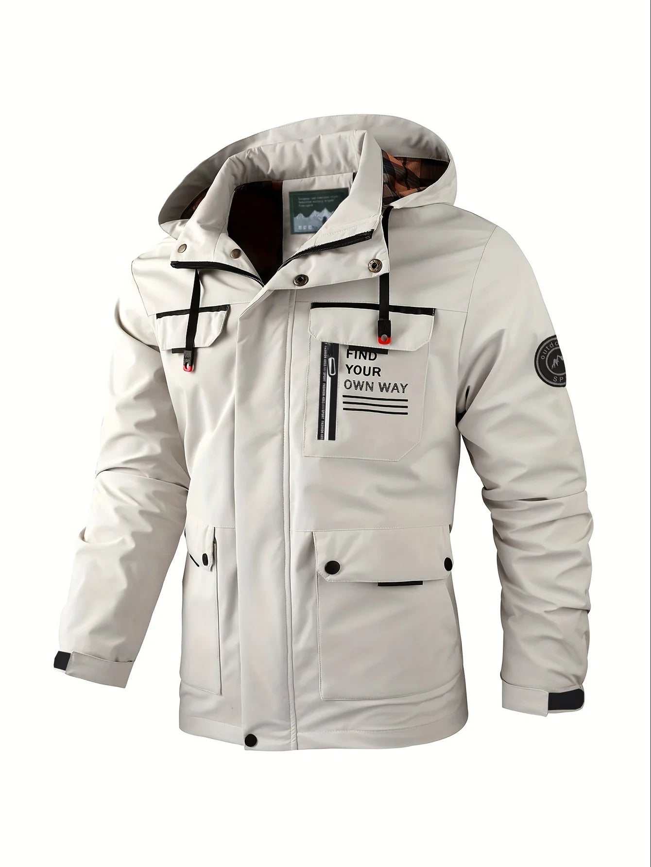 Work Clothes Multi-Pocket Jacket For Men