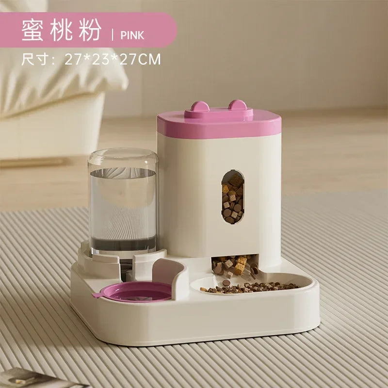 Cat and dog drink machine cat food full-automatic feeder
