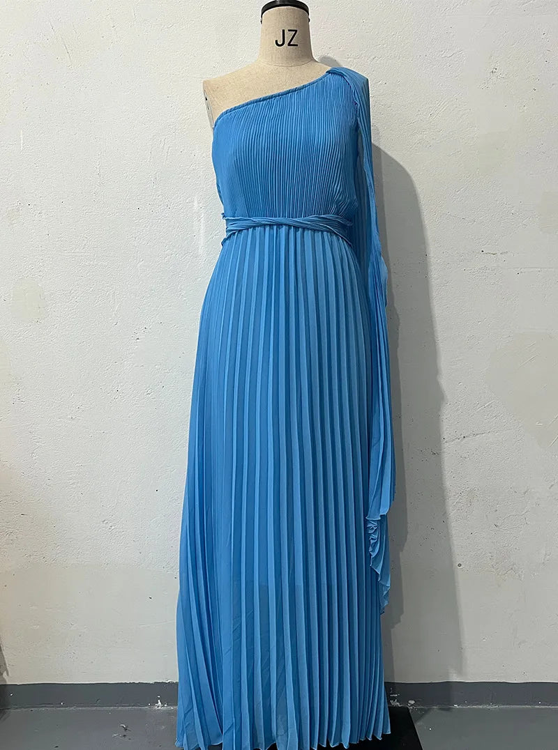 0 Shoulder Sleeve Tunic Slim Dress