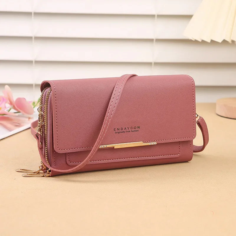 Women's mid-length clutch and coin purse