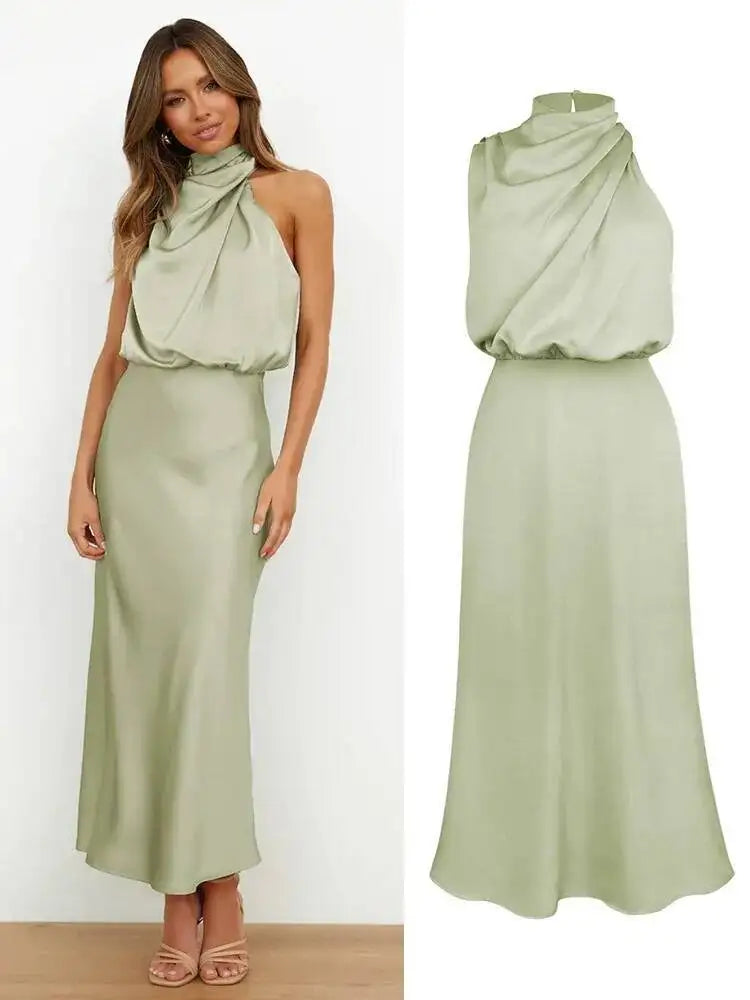 Fashion Elegant Temperament Light Evening Dress