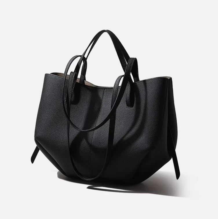 Cowhide Tote Leather Premium Light Luxury Cross Body Tote