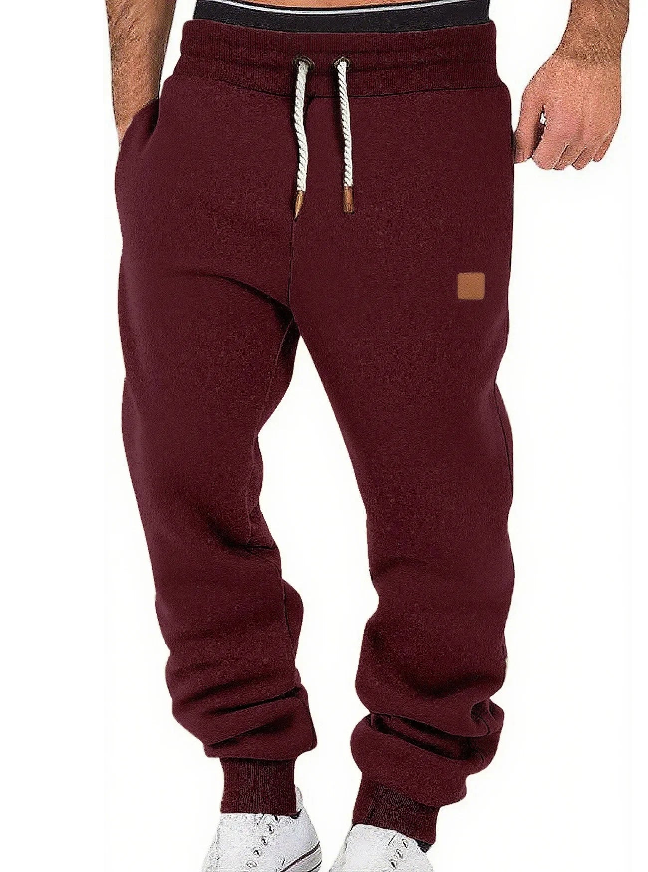 Loose corset pile pants