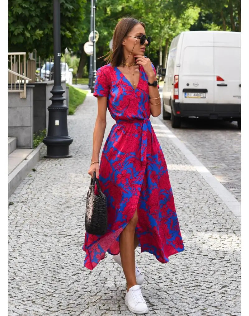 Summer women's bright dress
