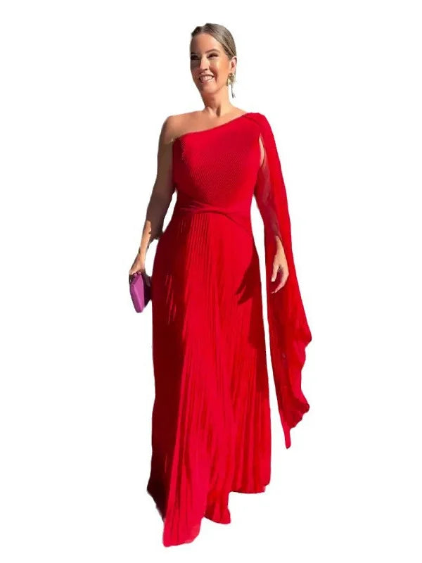 0 Shoulder Sleeve Tunic Slim Dress