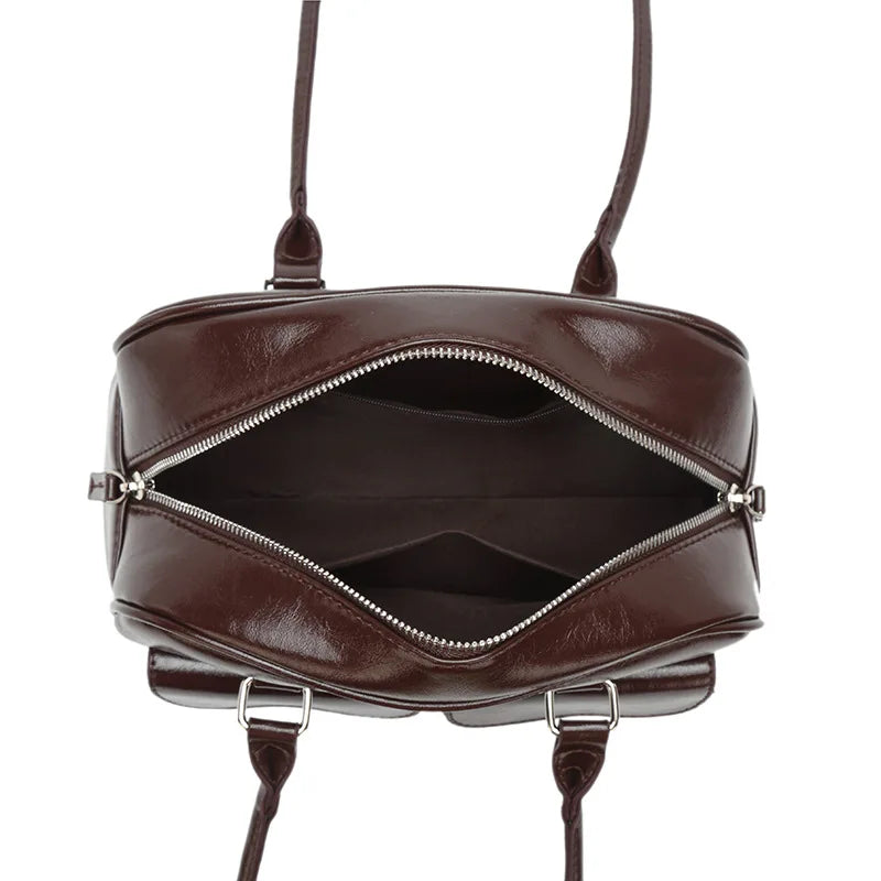 Elegant Women's Retro Shoulder Bag-PU