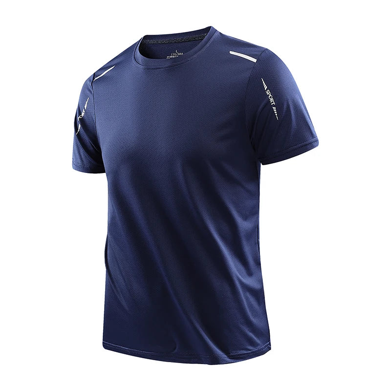 Ice Silk T-Shirt Men's Quick Drying