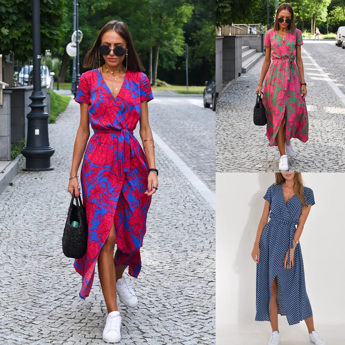 Summer women's bright dress