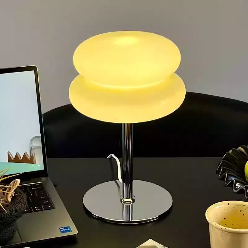 Medieval Hamburg Glass Table Lamp
