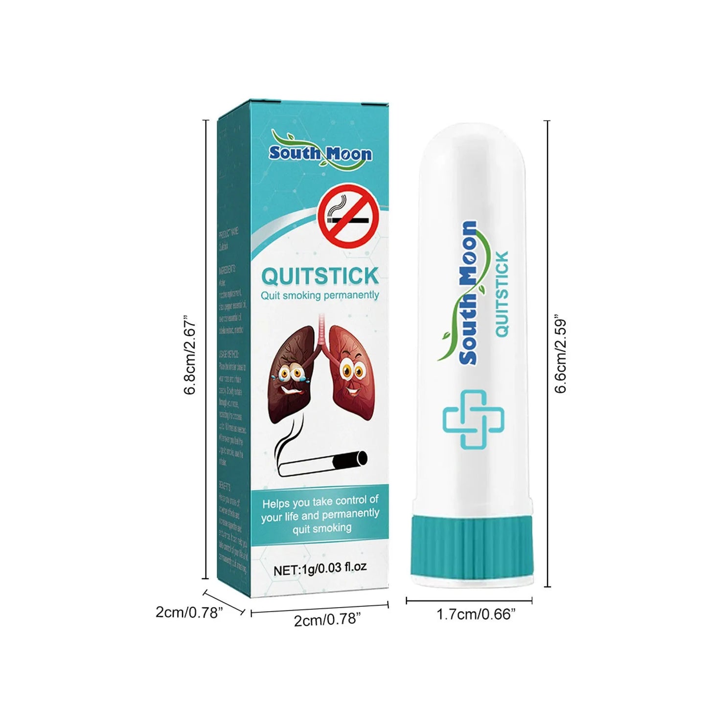SouthMoon nasal decongestant spray relieves nasal congestion and cleanses the nasal cavity.