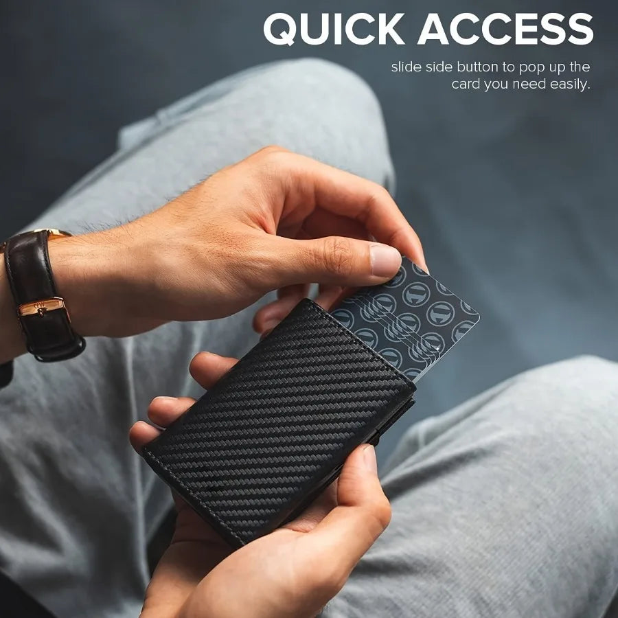 Marius | Portafoglio Bi-Fold RFID Sicuro con Tasca per Monete