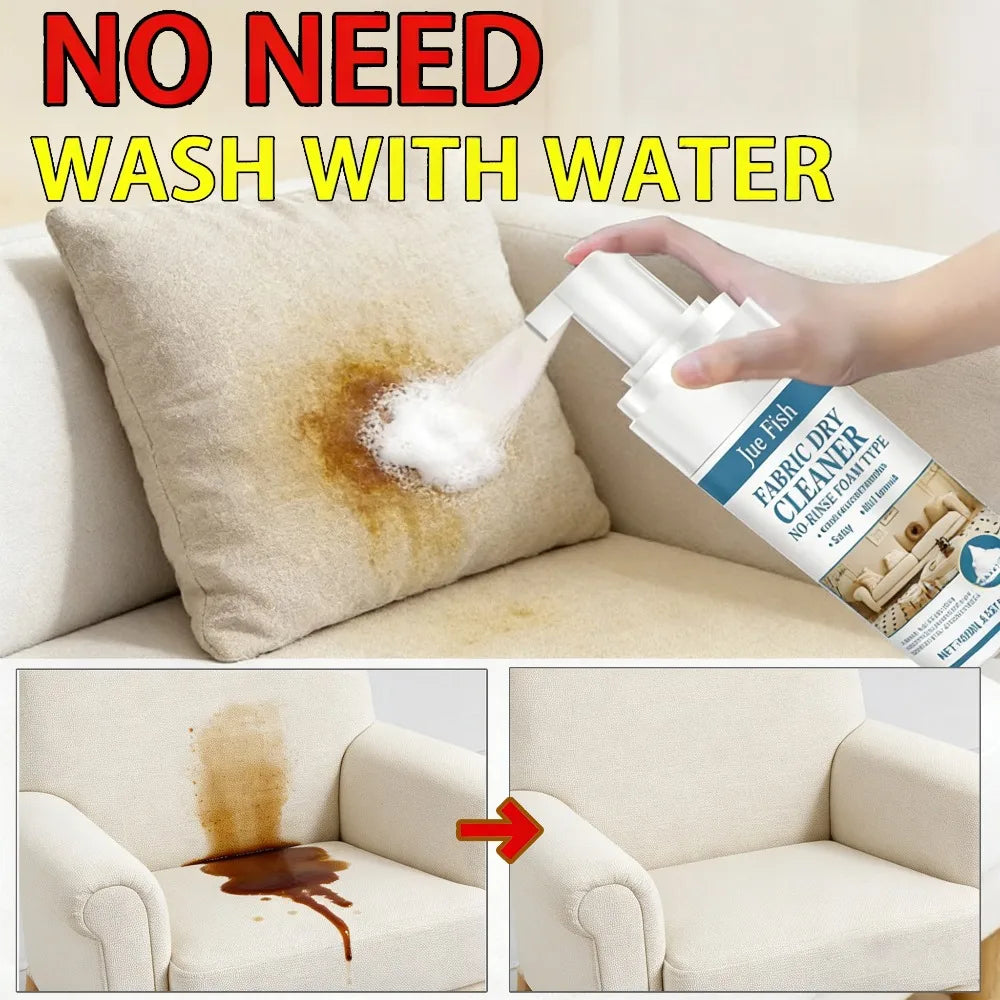 Fabric sofa cleaning agent