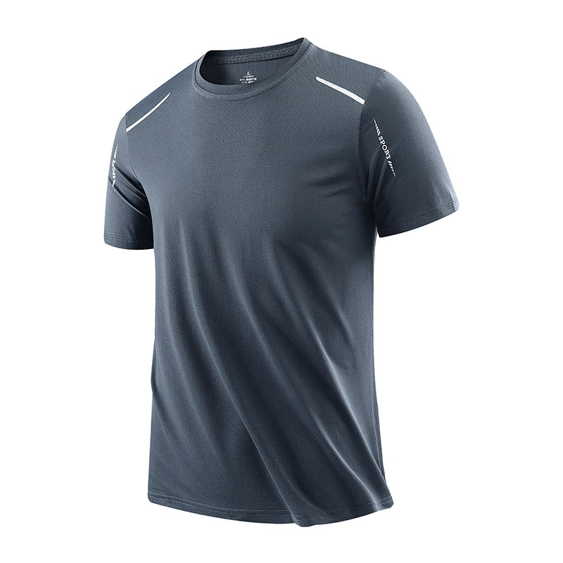 Ice Silk T-Shirt Men's Quick Drying