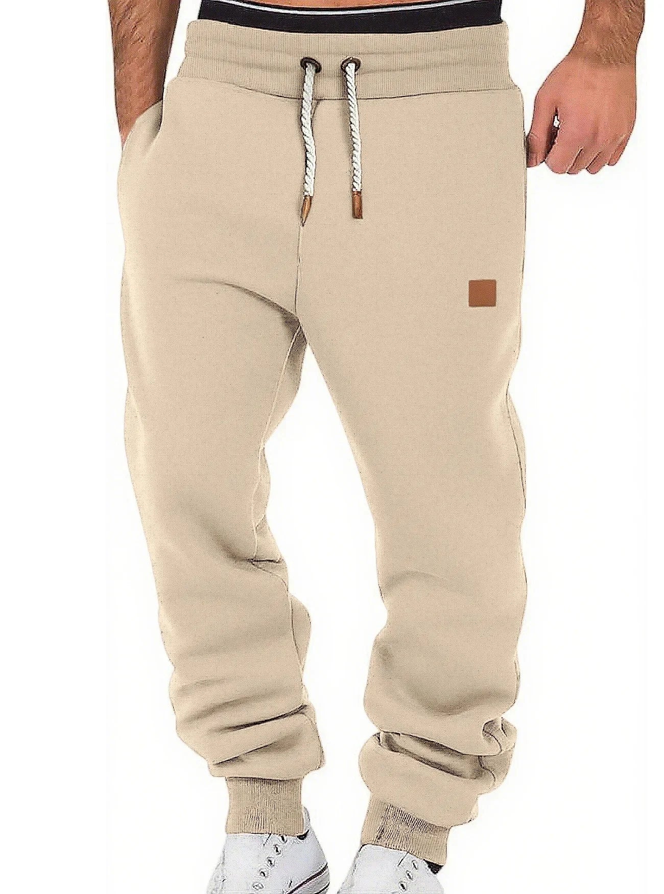 Loose corset pile pants