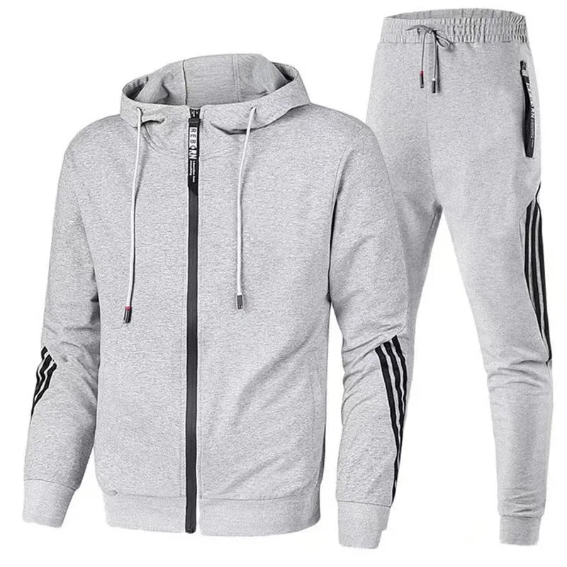 Hooded Sweatshirt Sportswear Two-piece Set