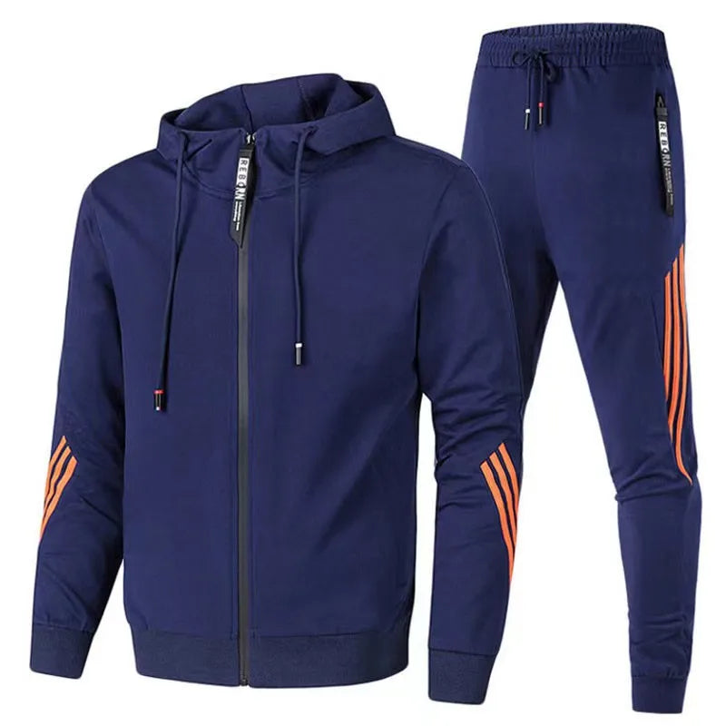 Hooded Sweatshirt Sportswear Two-piece Set
