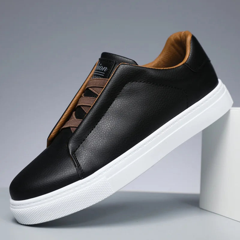Men's Fashion Solid Low Top Skateboarding Shoes
