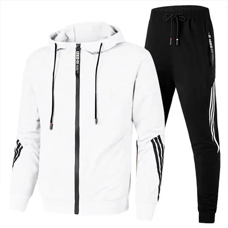 Hooded Sweatshirt Sportswear Two-piece Set
