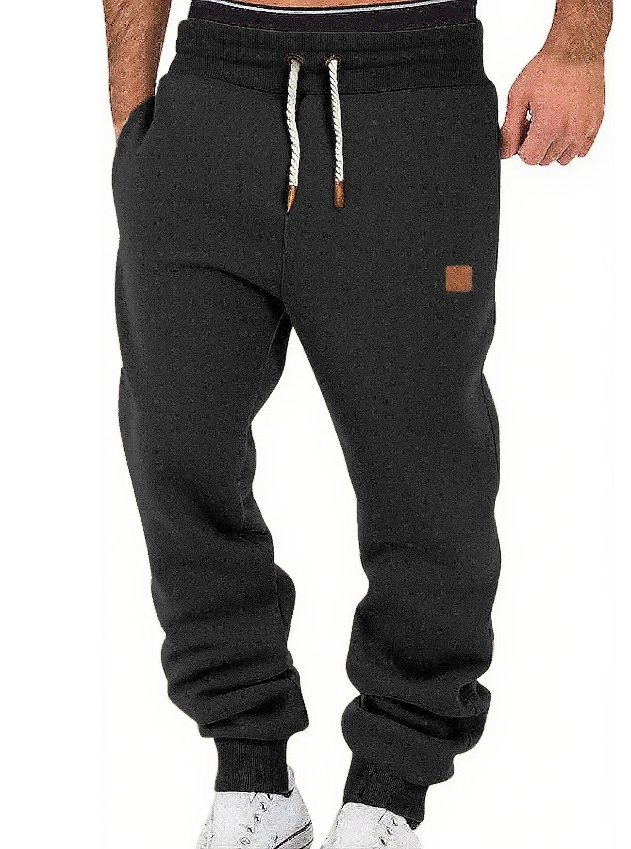Loose corset pile pants